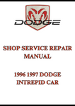 1996 1997 DODGE INTREPID CAR SHOP SERVICE REPAIR MANUAL - PDF