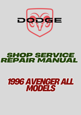 1996 AVENGER ALL MODELS SHOP SERVICE REPAIR MANUAL - PDF
