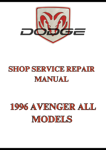 1996 AVENGER ALL MODELS SHOP SERVICE REPAIR MANUAL - PDF