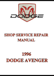 1996 DODGE AVENGER SHOP SERVICE REPAIR MANUAL - PDF