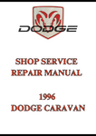  1996 DODGE CARAVAN SHOP SERVICE REPAIR MANUAL - PDF