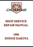 1996 DODGE DAKOTA SHOP SERVICE REPAIR MANUAL - PDF