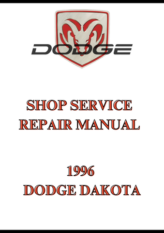 1996 DODGE DAKOTA SHOP SERVICE REPAIR MANUAL - PDF