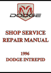1996 DODGE INTREPID SHOP SERVICE REPAIR MANUAL - PDF