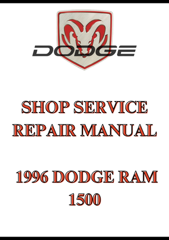  1996 DODGE RAM 1500 SHOP SERVICE REPAIR MANUAL - PDF