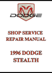 1996 DODGE STEALTH SHOP SERVICE REPAIR MANUAL - PDF