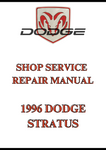 1996 DODGE STRATUS SHOP SERVICE REPAIR MANUAL - PDF