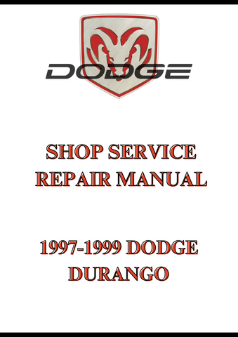 1997-1999 DODGE DURANGO SHOP SERVICE REPAIR MANUAL - PDF
