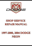 1997-2000, 2004 DODGE NEON SHOP SERVICE REPAIR MANUAL - PDF