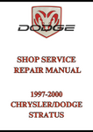 1997-2000 CHRYSLER/DODGE STRATUS SHOP SERVICE REPAIR MANUAL - PDF
