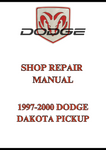 1997-2000 DODGE DAKOTA PICKUP SHOP REPAIR MANUAL - PDF