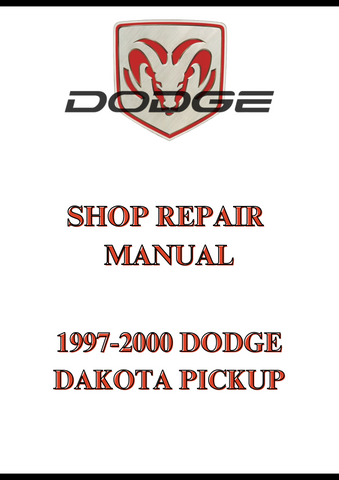 1997-2000 DODGE DAKOTA PICKUP SHOP REPAIR MANUAL - PDF