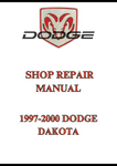 1997-2000 DODGE DAKOTA SHOP REPAIR MANUAL - PDF