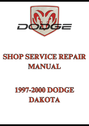 1997-2000 DODGE DAKOTA SHOP SERVICE REPAIR MANUAL - PDF