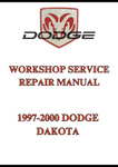 1997-2000 DODGE DAKOTA WORKSHOP SERVICE REPAIR MANUAL - PDF