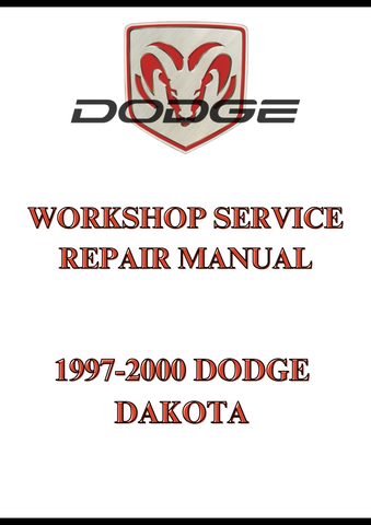 1997-2000 DODGE DAKOTA WORKSHOP SERVICE REPAIR MANUAL - PDF
