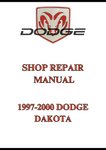 1997-2000 DODGE DAKOTA SHOP REPAIR MANUAL - PDF