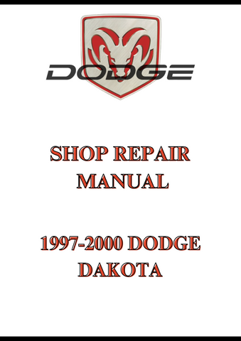 1997-2000 DODGE DAKOTA SHOP REPAIR MANUAL - PDF