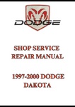  1997-2000 DODGE DAKOTA SHOP SERVICE REPAIR MANUAL - PDF