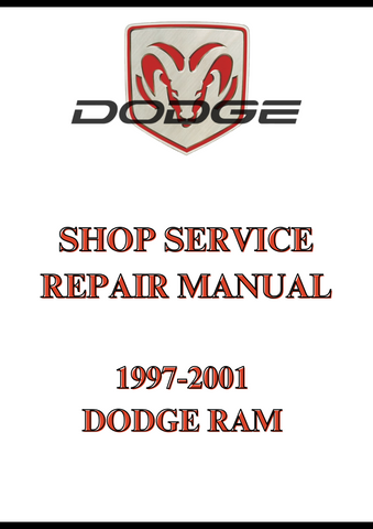 1997-2001 DODGE RAM SHOP SERVICE REPAIR MANUAL - PDF