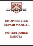 1997-2004 DODGE DAKOTA SHOP SERVICE REPAIR MANUAL - PDF