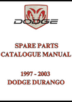 1997 - 2003 DODGE DURANGO SPARE PARTS CATALOGUE MANUAL - PDF