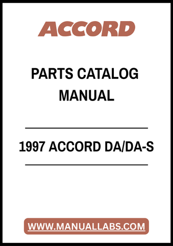 1997 ACCORD DA/DA-S PARTS CATALOG MANUAL – PDF FILE