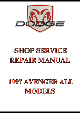  1997 AVENGER ALL MODELS SHOP SERVICE REPAIR MANUAL - PDF
