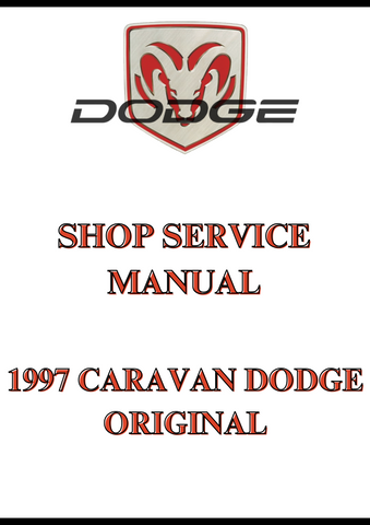 1997 CARAVAN DODGE ORIGINAL SHOP SERVICE MANUAL - PDF