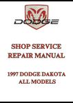 1997 DODGE DAKOTA ALL MODELS SHOP SERVICE REPAIR MANUAL - PDF