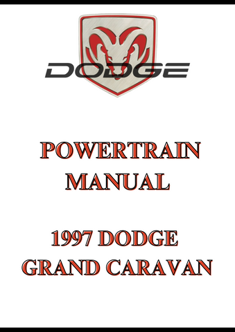 1997 DODGE GRAND CARAVAN POWERTRAIN MANUAL - PDF