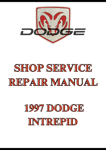  1997 DODGE INTREPID SHOP SERVICE REPAIR MANUAL - PDF