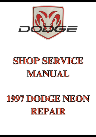 1997 DODGE NEON REPAIR SHOP SERVICE MANUAL - PDF