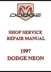  1997 DODGE NEON SHOP SERVICE REPAIR MANUAL - PDF