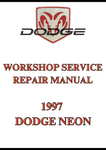 1997 DODGE NEON WORKSHOP SERVICE REPAIR MANUAL - PDF