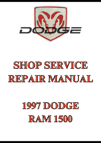 1997 DODGE RAM 1500 SHOP SERVICE REPAIR MANUAL - PDF