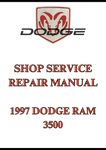 1997 DODGE RAM 3500 SHOP SERVICE REPAIR MANUAL - PDF