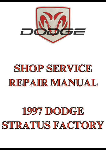 1997 DODGE STRATUS FACTORY SHOP SERVICE REPAIR MANUAL - PDF