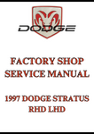 1997 DODGE STRATUS RHD LHD FACTORY SHOP SERVICE MANUAL - PDF