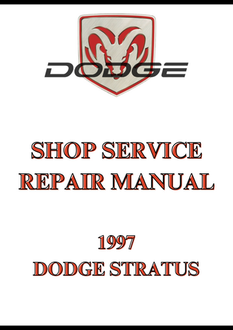  1997 DODGE STRATUS SHOP SERVICE REPAIR MANUAL - PDF