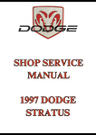 1997 DODGE STRATUS SHOP SERVICE MANUAL - PDF