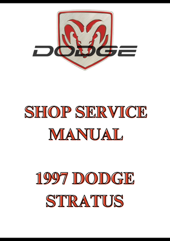 1997 DODGE STRATUS SHOP SERVICE MANUAL - PDF