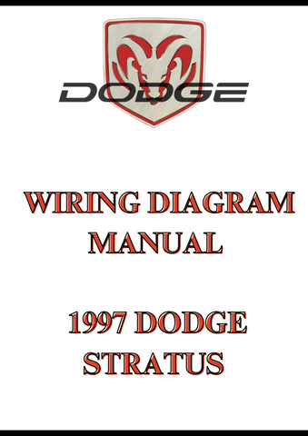 1997 DODGE STRATUS WIRING DIAGRAM MANUAL - PDF