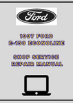 1997 FORD E-150 ECONOLINE SHOP SERVICE REPAIR MANUAL - PDF