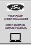 1997 FORD E-250 ECONOLINE SHOP SERVICE REPAIR MANUAL - PDF