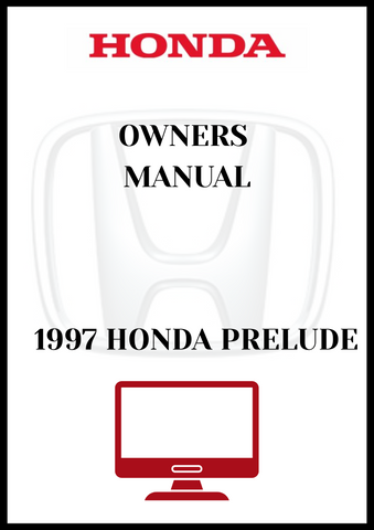1997 HONDA PRELUDE OWNERS MANUAL - PDF