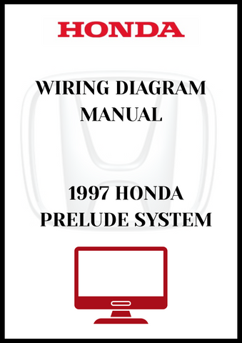 1997 HONDA PRELUDE SYSTEM WIRING DIAGRAM MANUAL - PDF