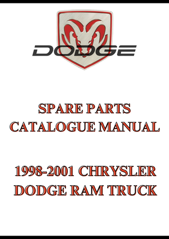 1998-2001 CHRYSLER DODGE RAM TRUCK SPARE PARTS CATALOGUE MANUAL - PDF