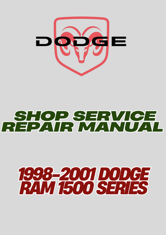 1998-2001 DODGE RAM 1500 SERIES SHOP SERVICE REPAIR MANUAL - PDF