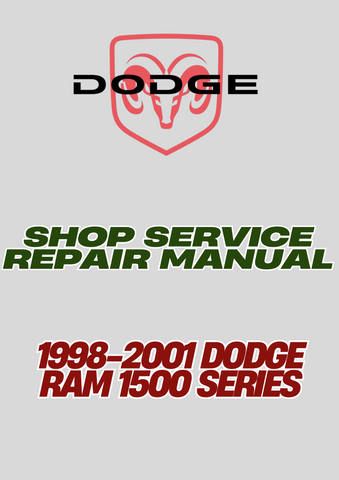 1998-2001 DODGE RAM 1500 SERIES SHOP SERVICE REPAIR MANUAL - PDF
